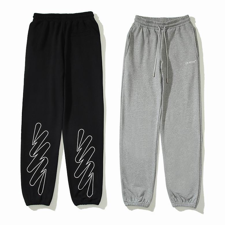 Off White Pants Long 0812
