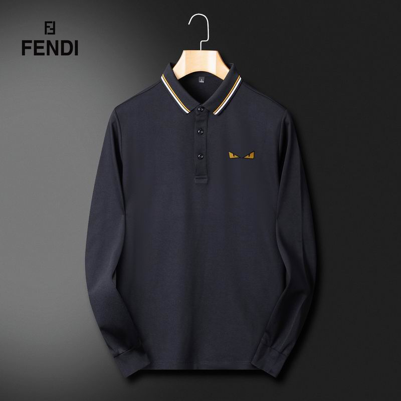 Fendi 长袖翻领
