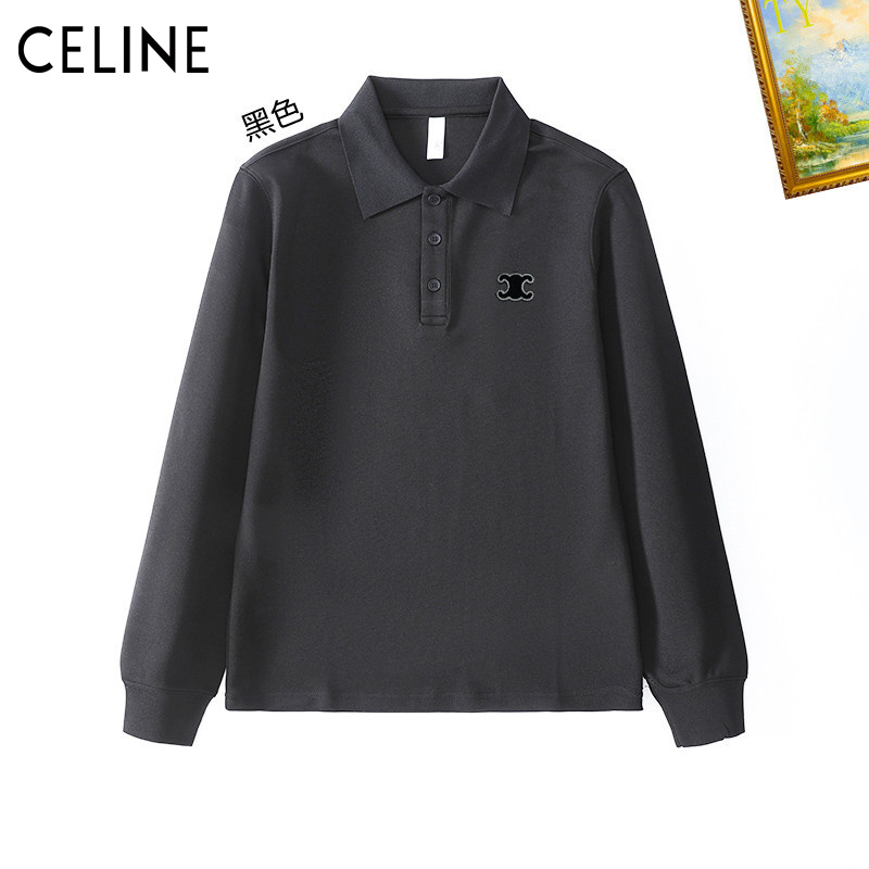 Celine 长袖翻领