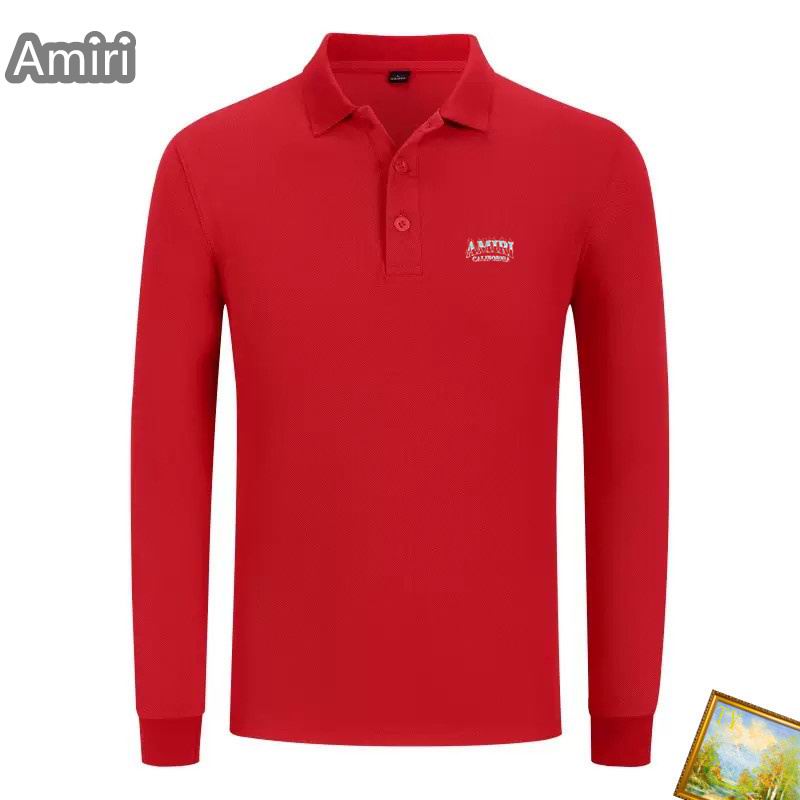 Amiri 长袖翻领